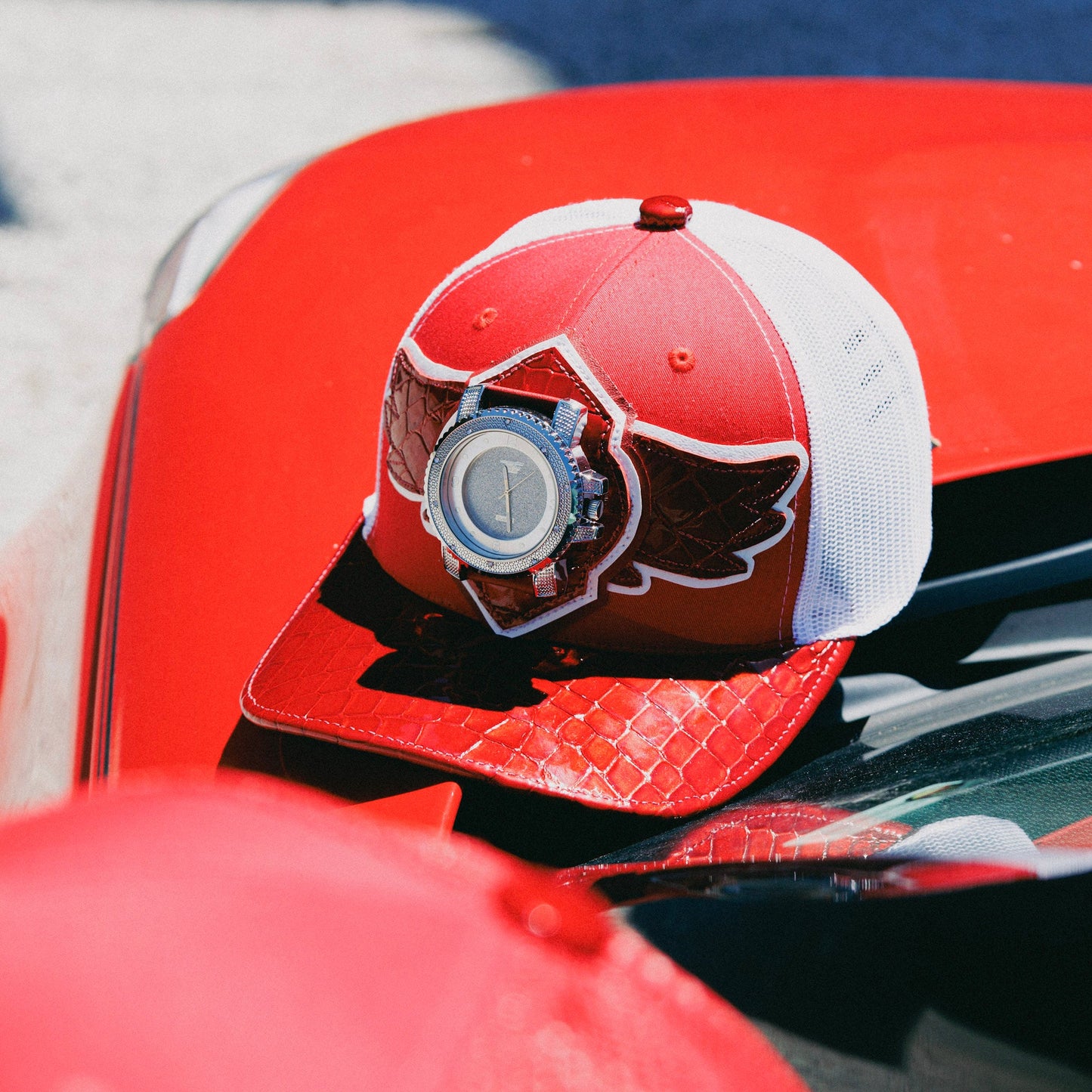 Breyer's Buck 50 Wool Trucker Hat With Leather Visor