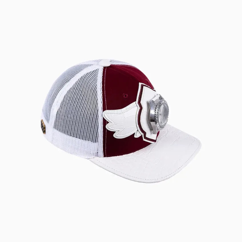 Breyer's Buck 50 Wool Trucker Hat With Leather Visor