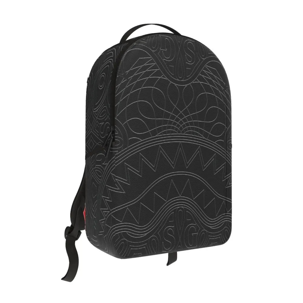 Tonal Monogram Emboss Shark Backpack
