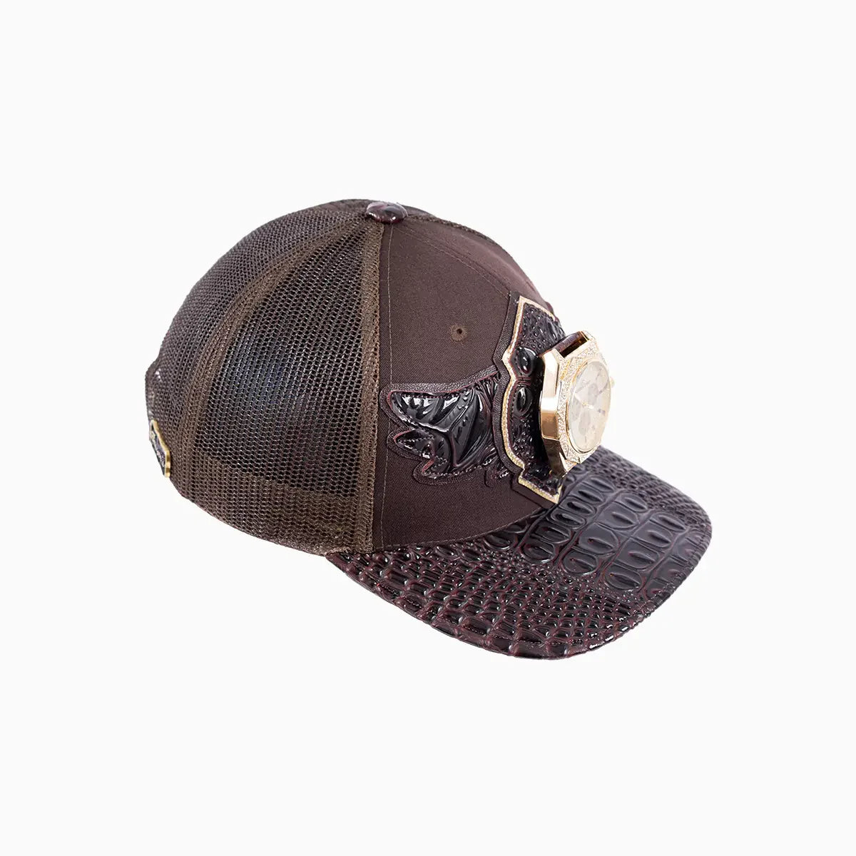 Breyer's Buck 50 Wool Trucker Hat With Leather Visor