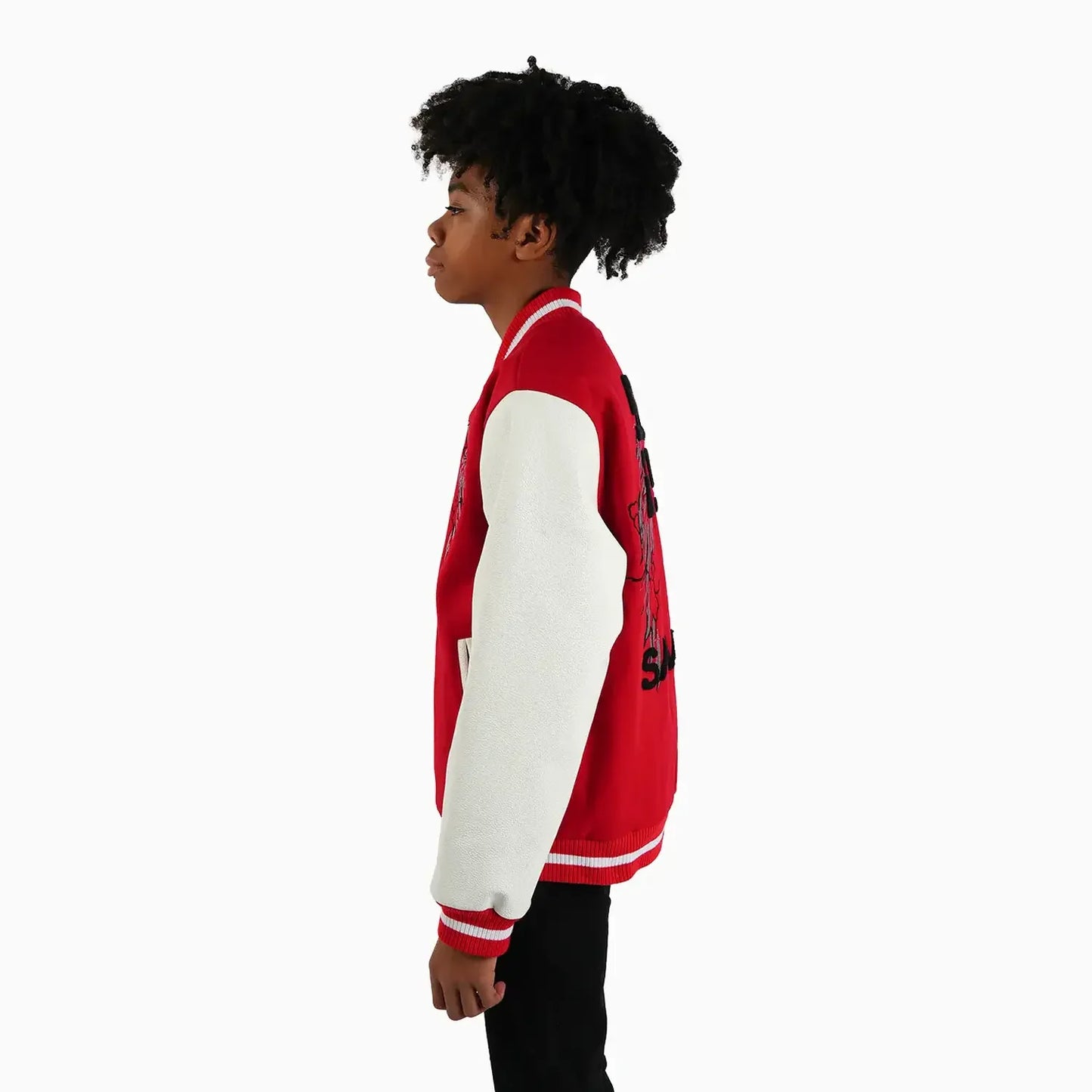 Kid's Wings Wool Varsity Jacket
