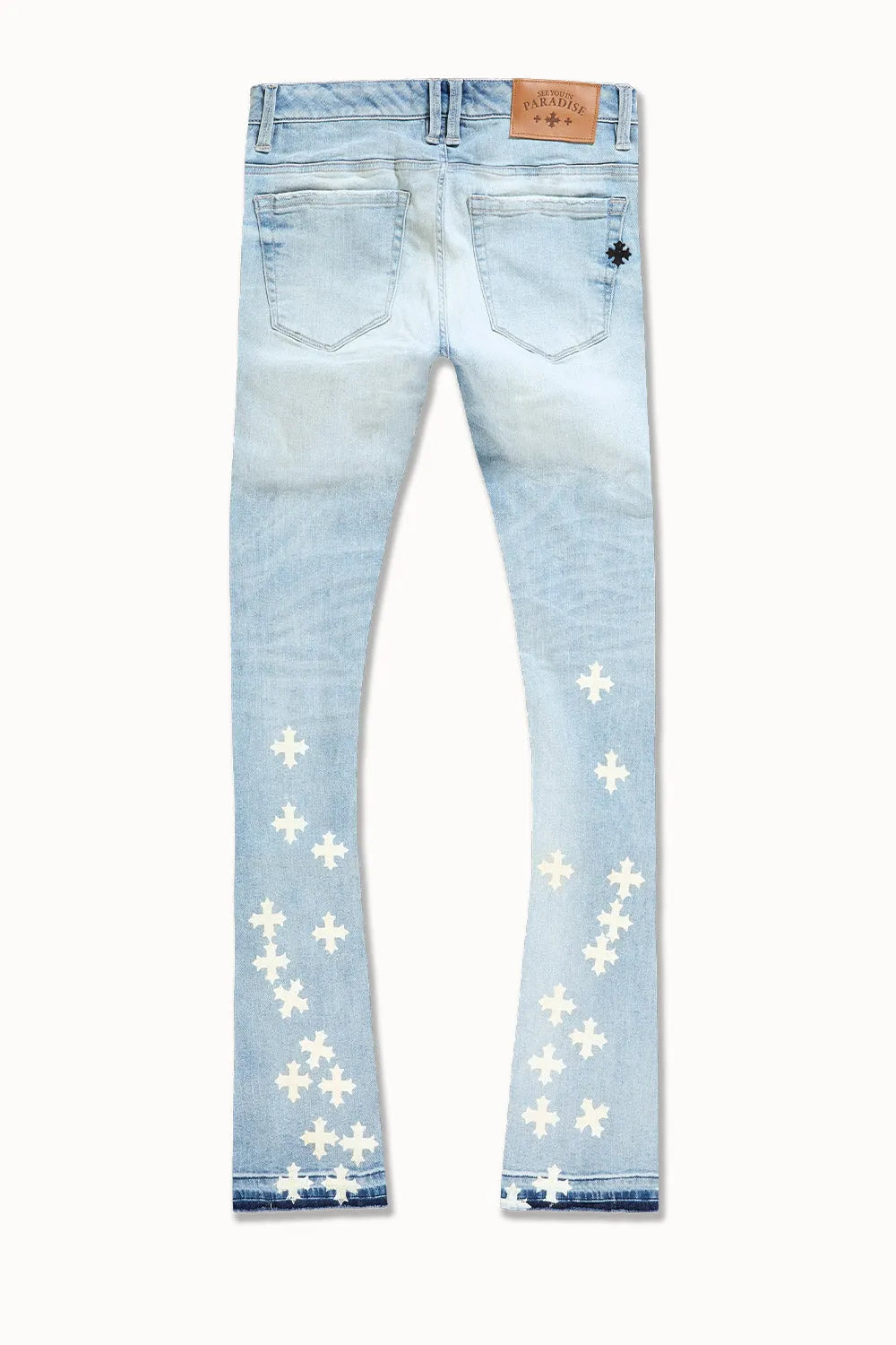 Men's Super Skinny Stacked Forbidden Fruit Denim Pant