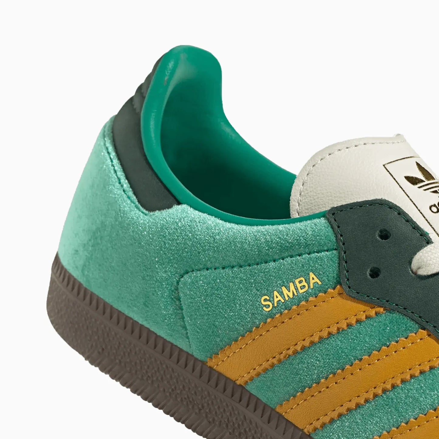 Women's Originals Samba OG "Green Preloved Yellow Velvet"
