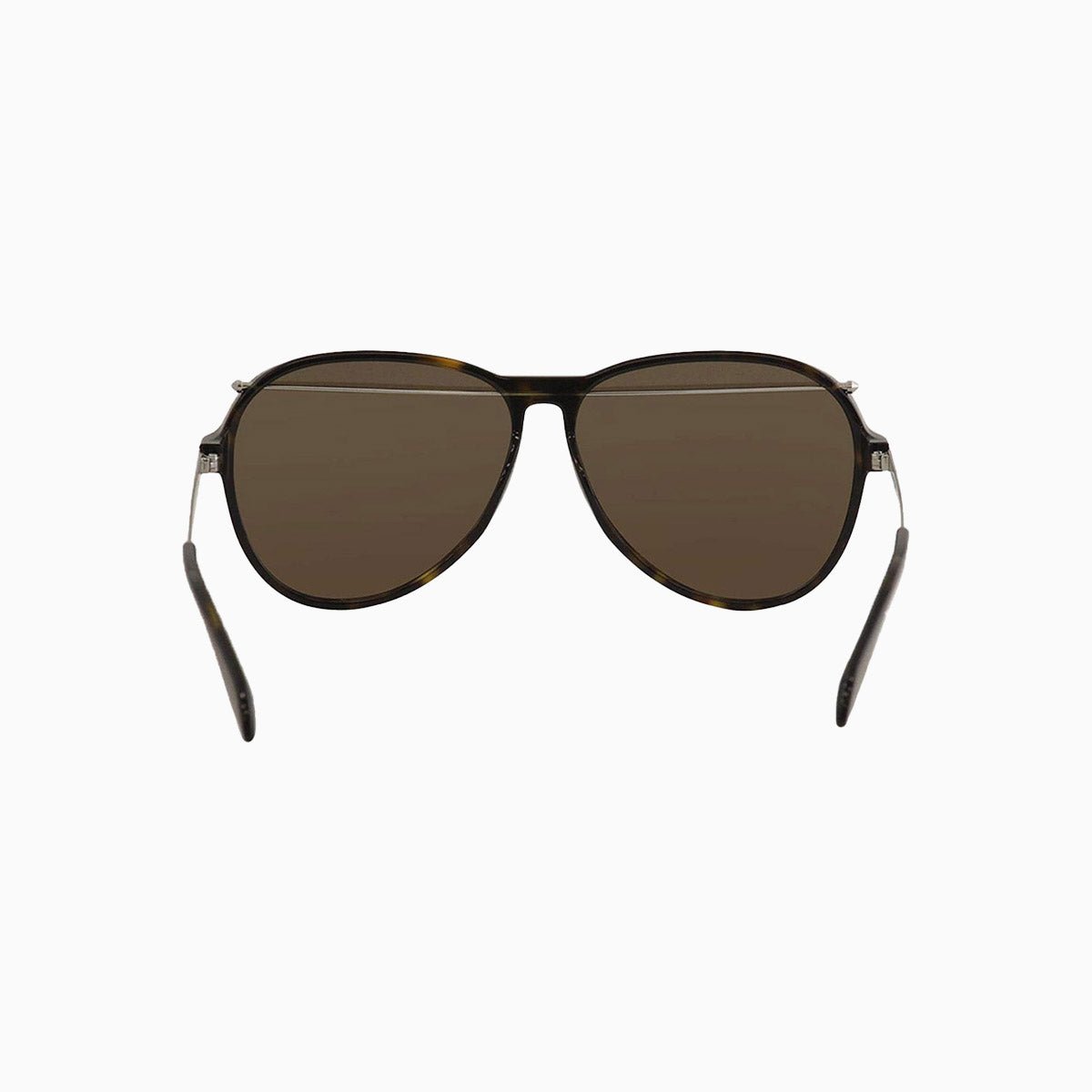 Alexander Mcqueen Ruthenium Havana Brown Sunglasses