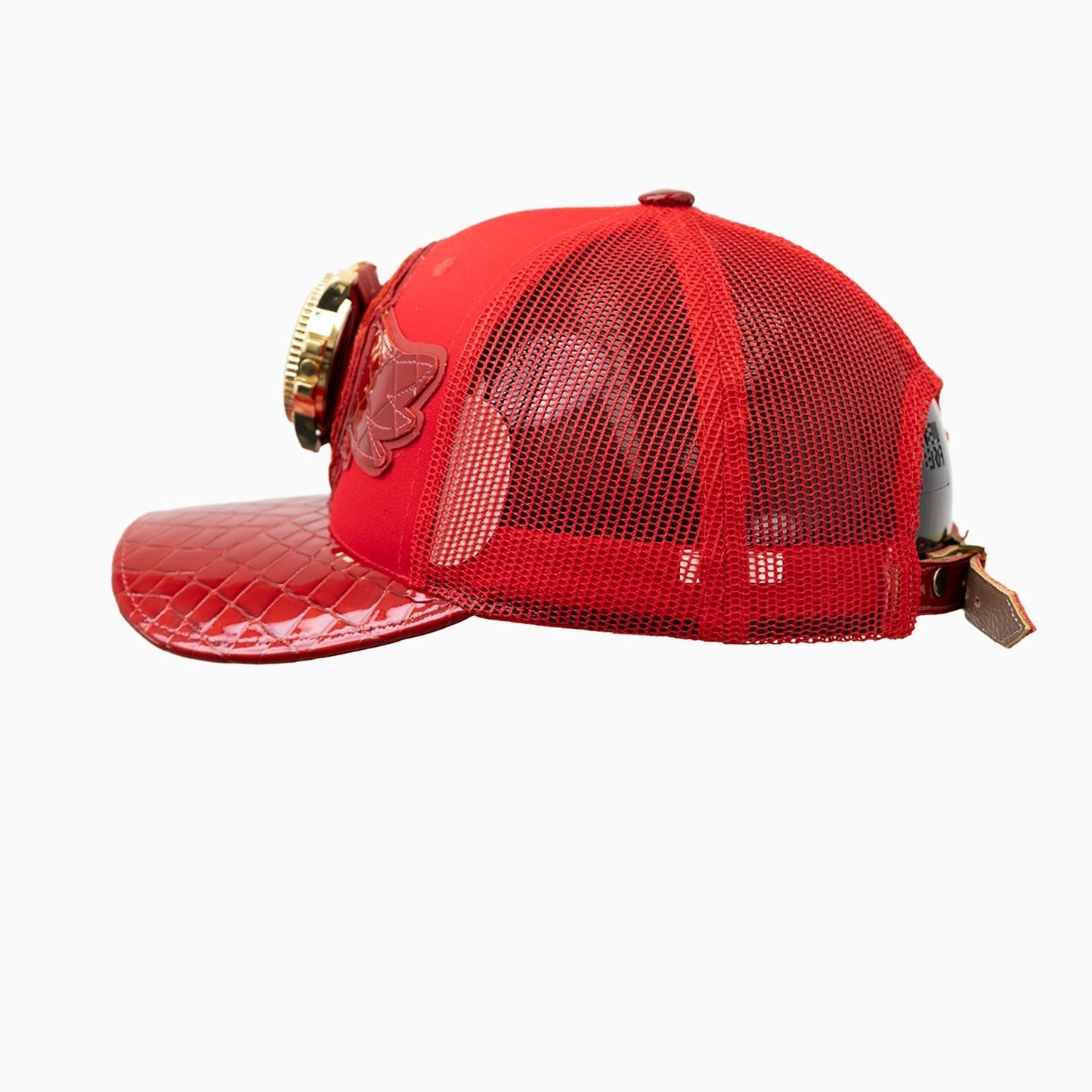 Breyer's Buck 50 Wool Trucker Hat With Leather Visor