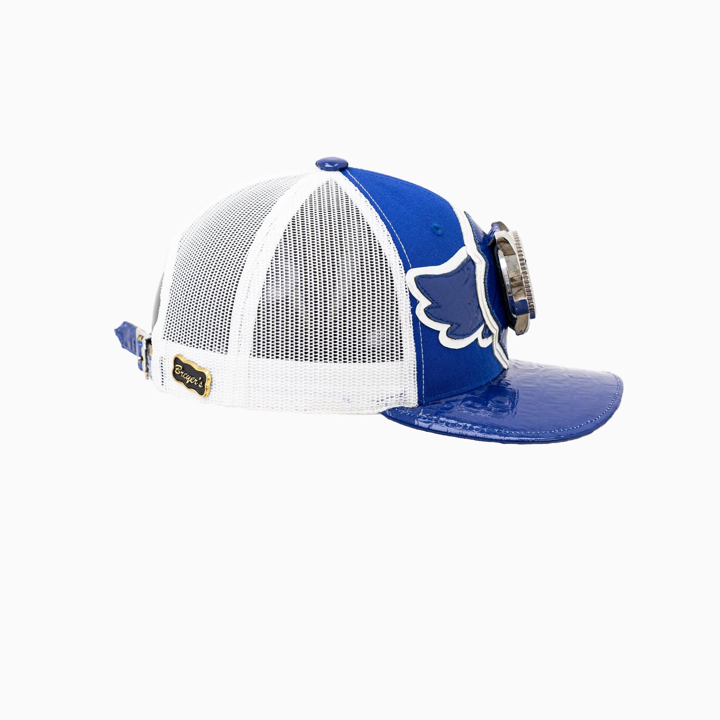 Breyer's Buck 50 Wool Trucker Hat With Leather Visor