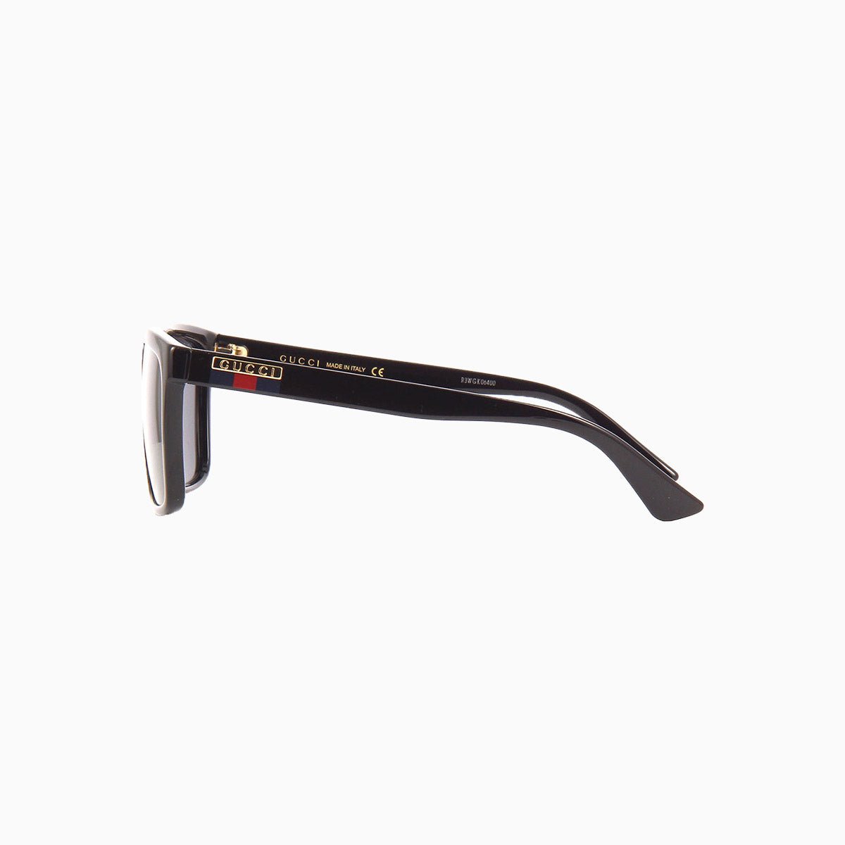 Men's Gucci Logo Black Sunglasses