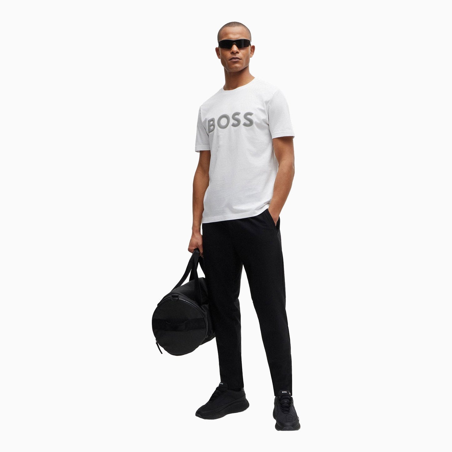 Men's Cotton Jersey Regular Fit T-Shirt With Mesh Logo