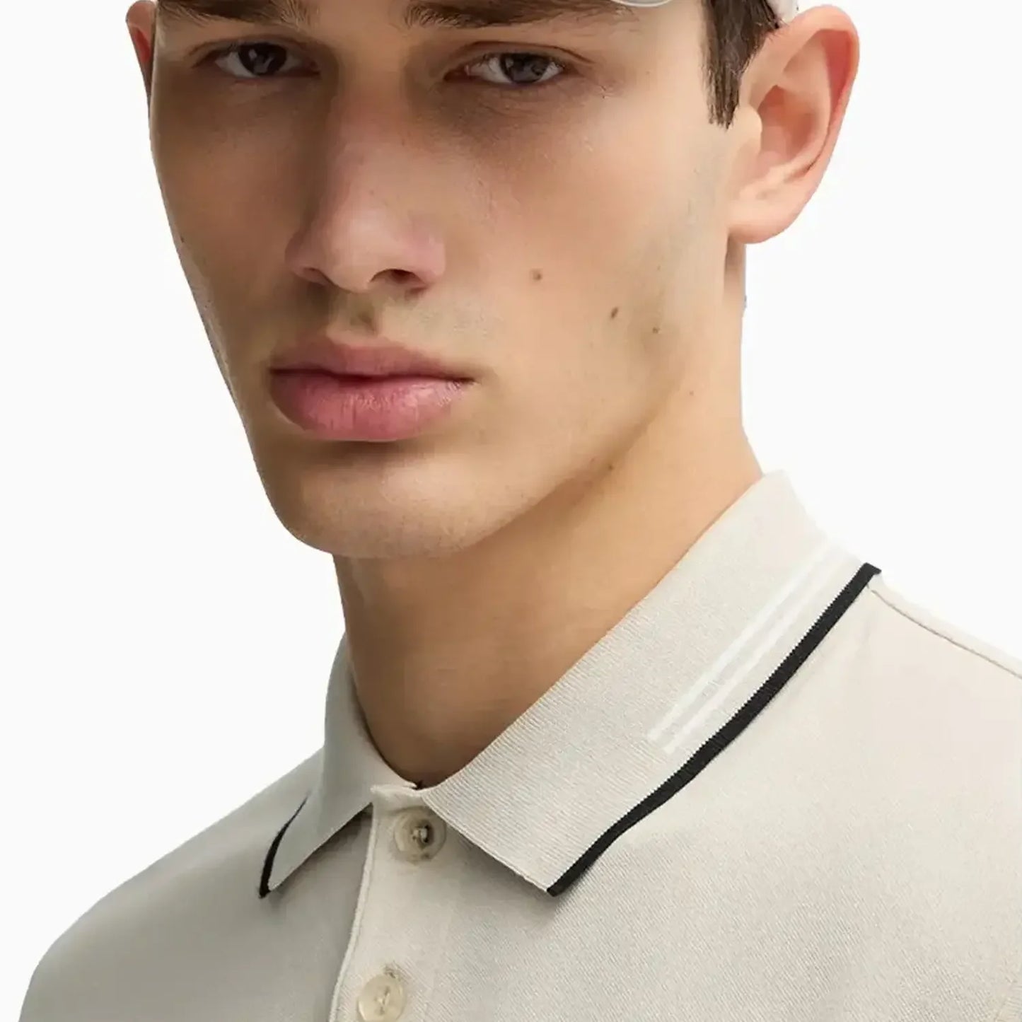 Men's Stretch Cotton Slim Fit Polo Shirt with Branding