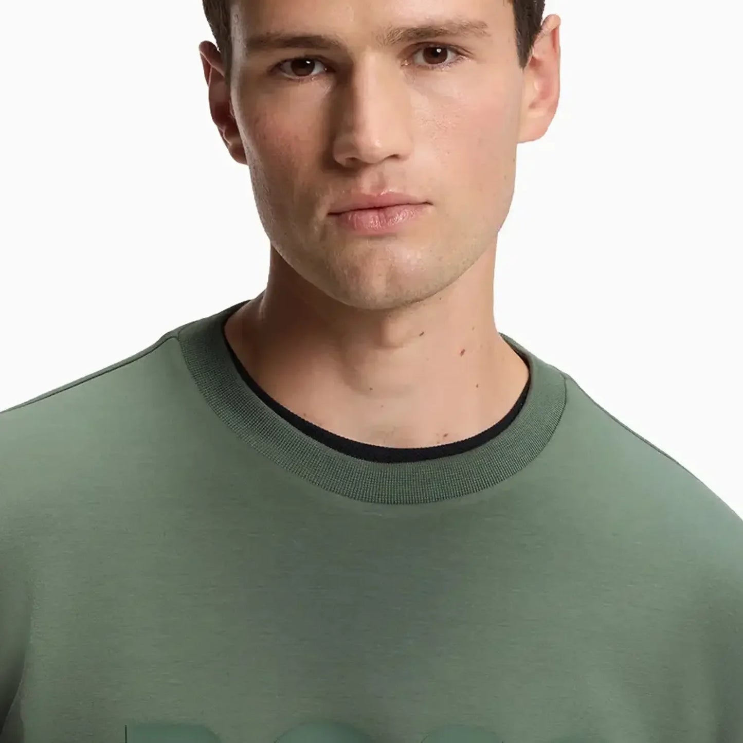 Men's Stretch Cotton Sweatshirt with Sandwich Logo