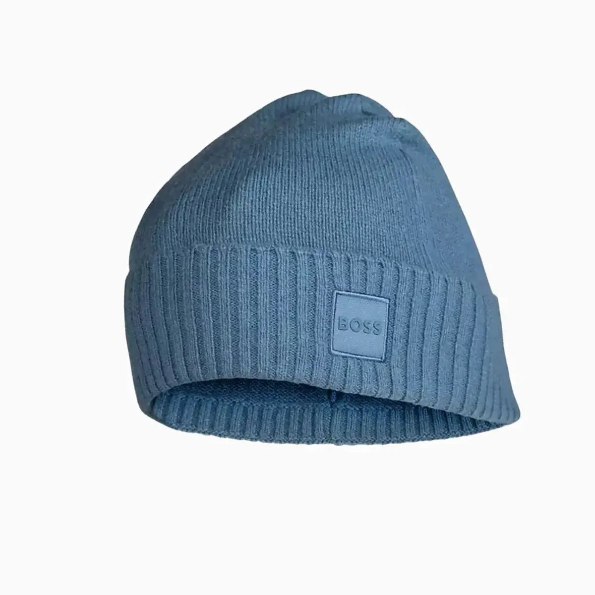 Wool Bend Knit Beanie Hat
