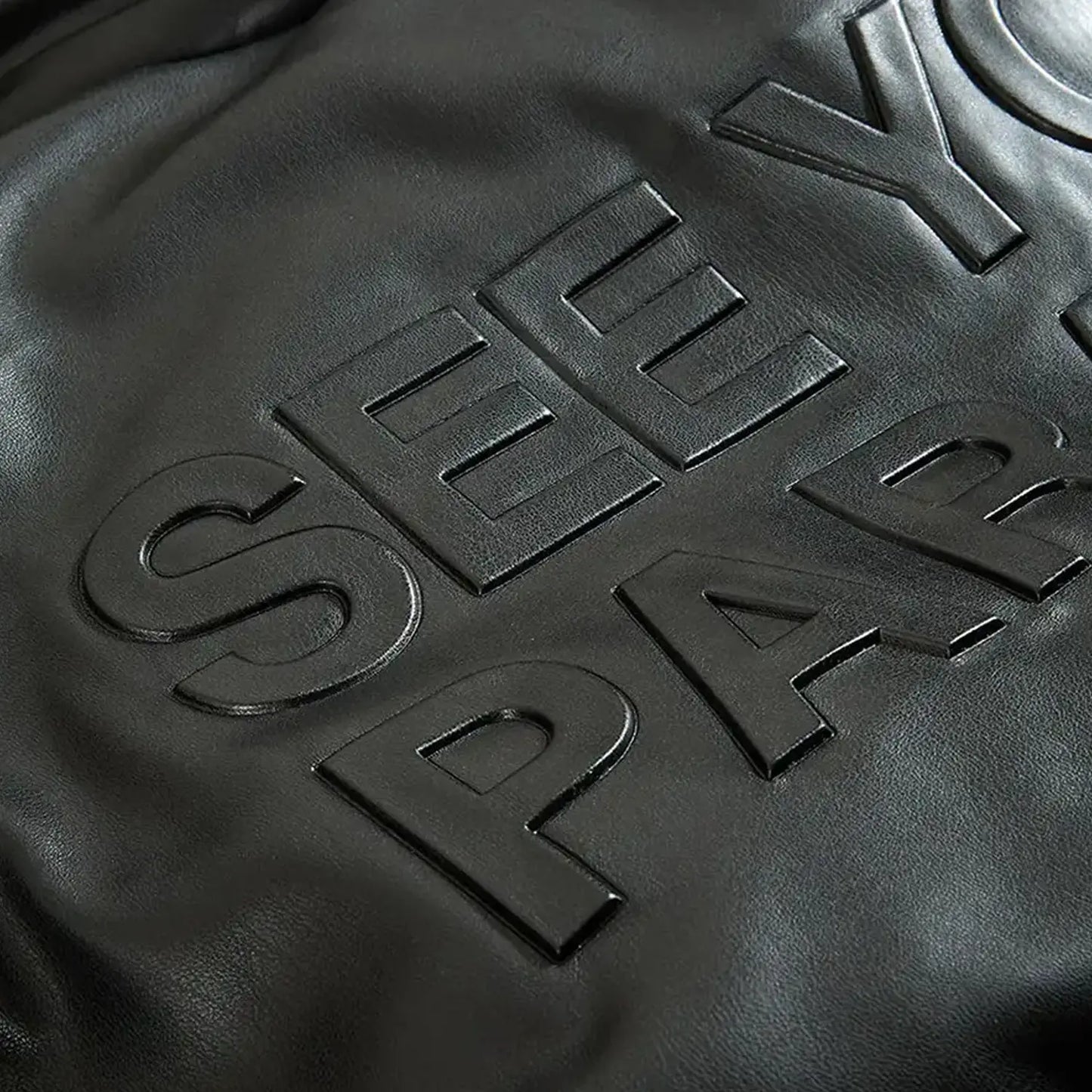 Men's SYIP Pu Puffer With Emboss Jacket