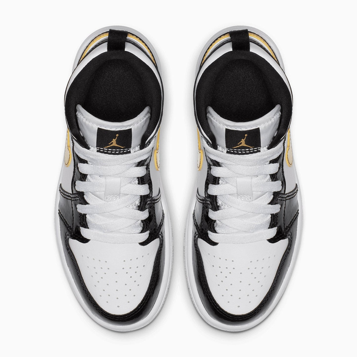 Kid's Air Jordan 1 Mid SE "Black Gold" Pre School