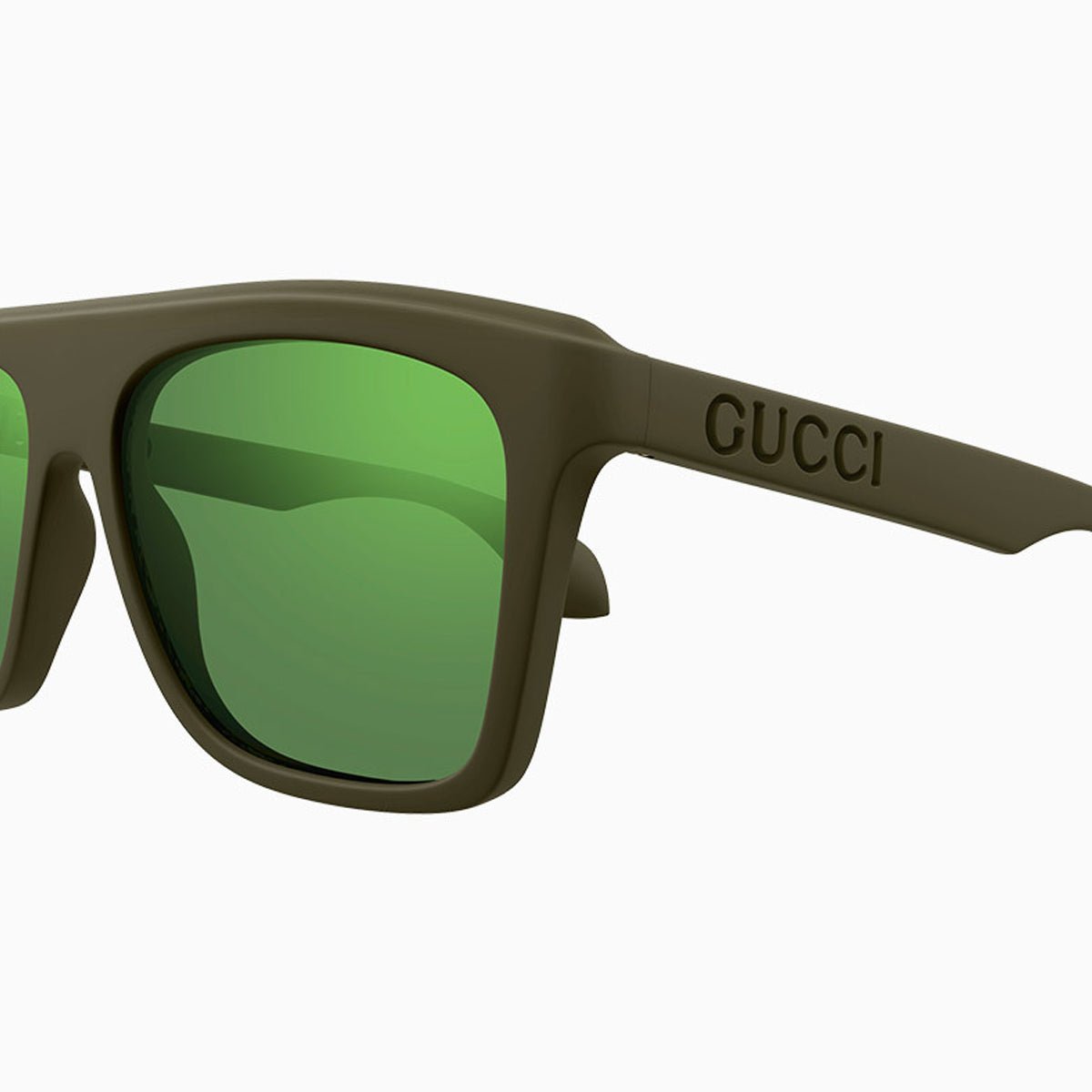 Men's Gucci Green Lettering Sunglasses