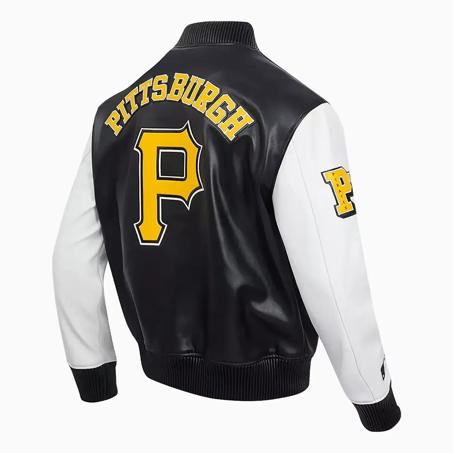 Men's Pittsburgh Pirates Leather Varsity Jacket
