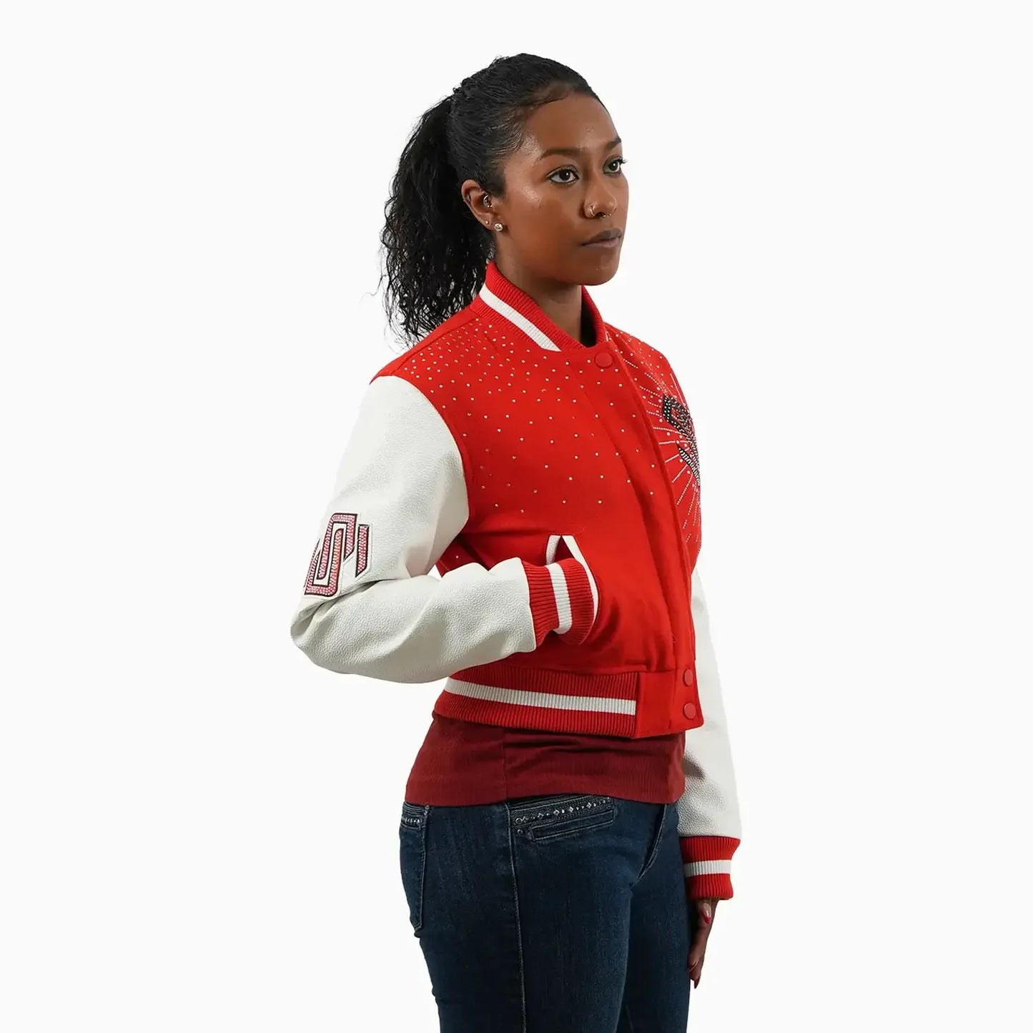 Women's Classic Wool Varsity Jacket