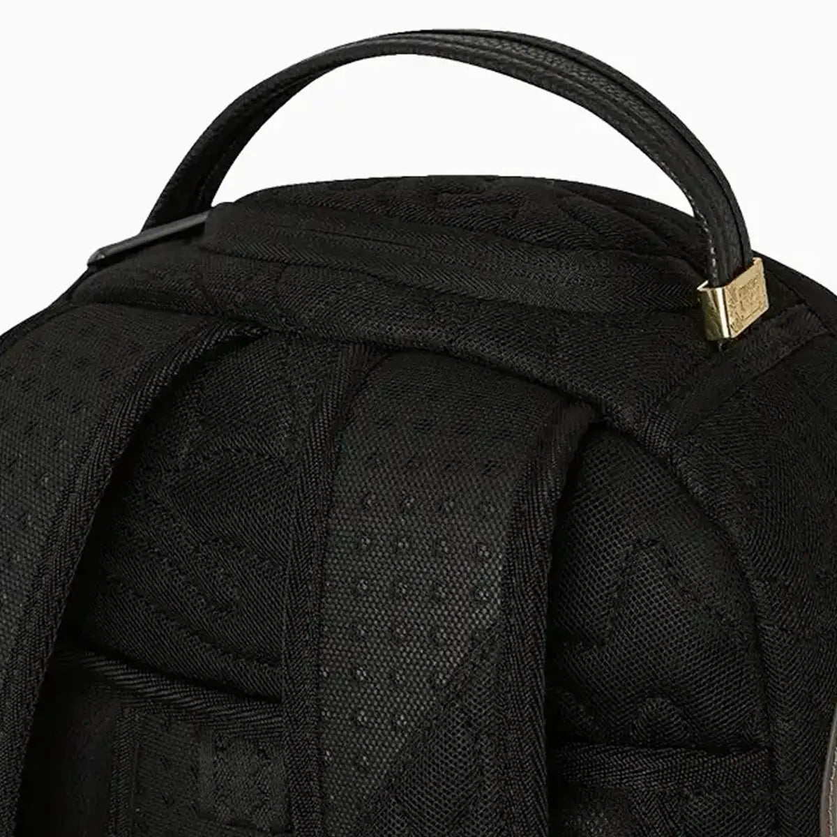 Black Quilted Irridescent DLXSV Backpack