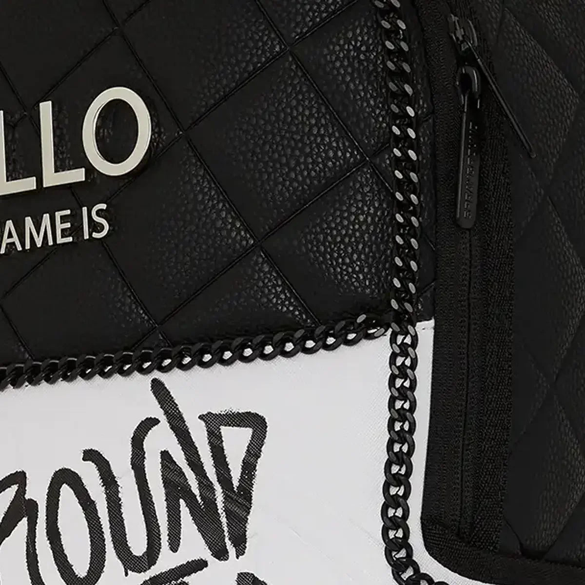 Hello My Name Is 15 Years Quilted Backpack
