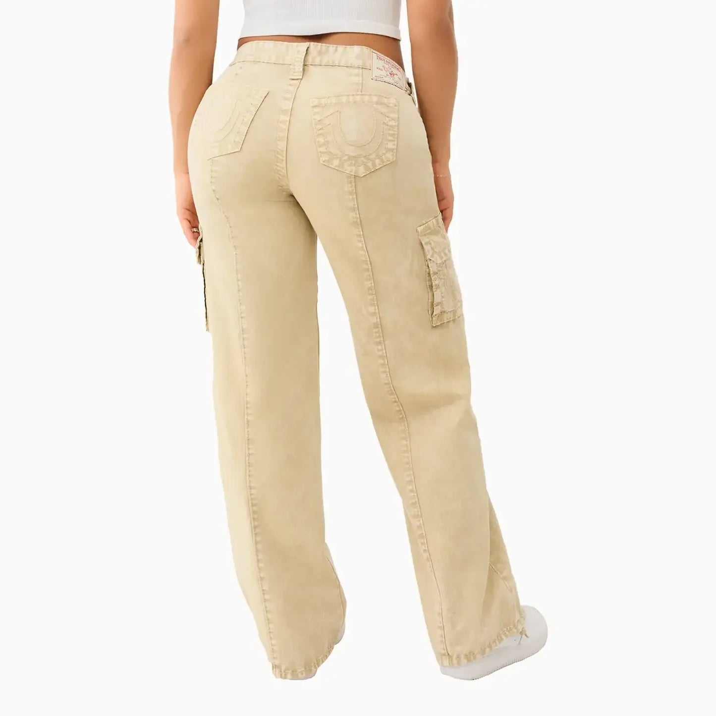 Women's Bobbi Low Rise Big T Relaxed Cargo Pant