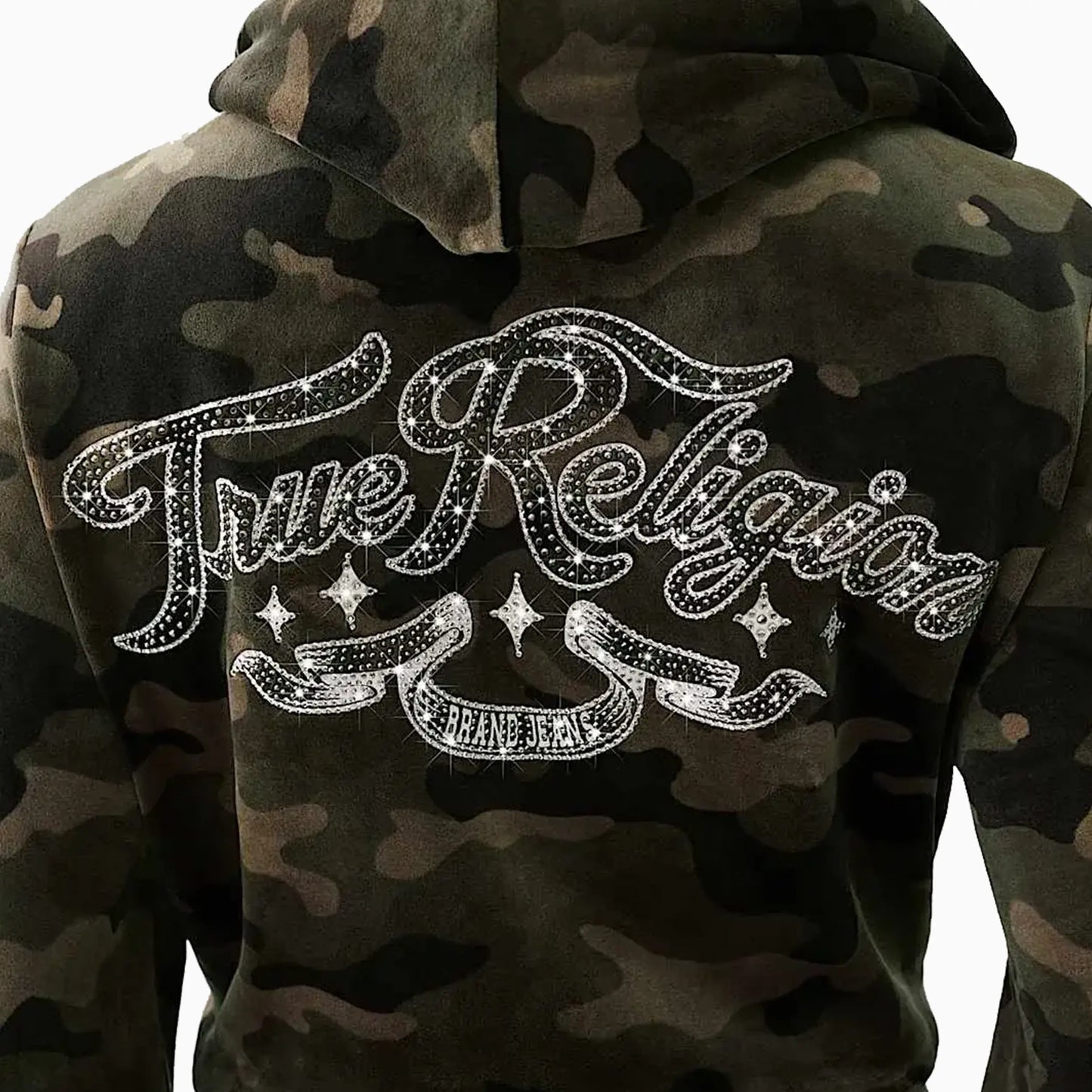 Women's Camo Velour Shrunken Outfit