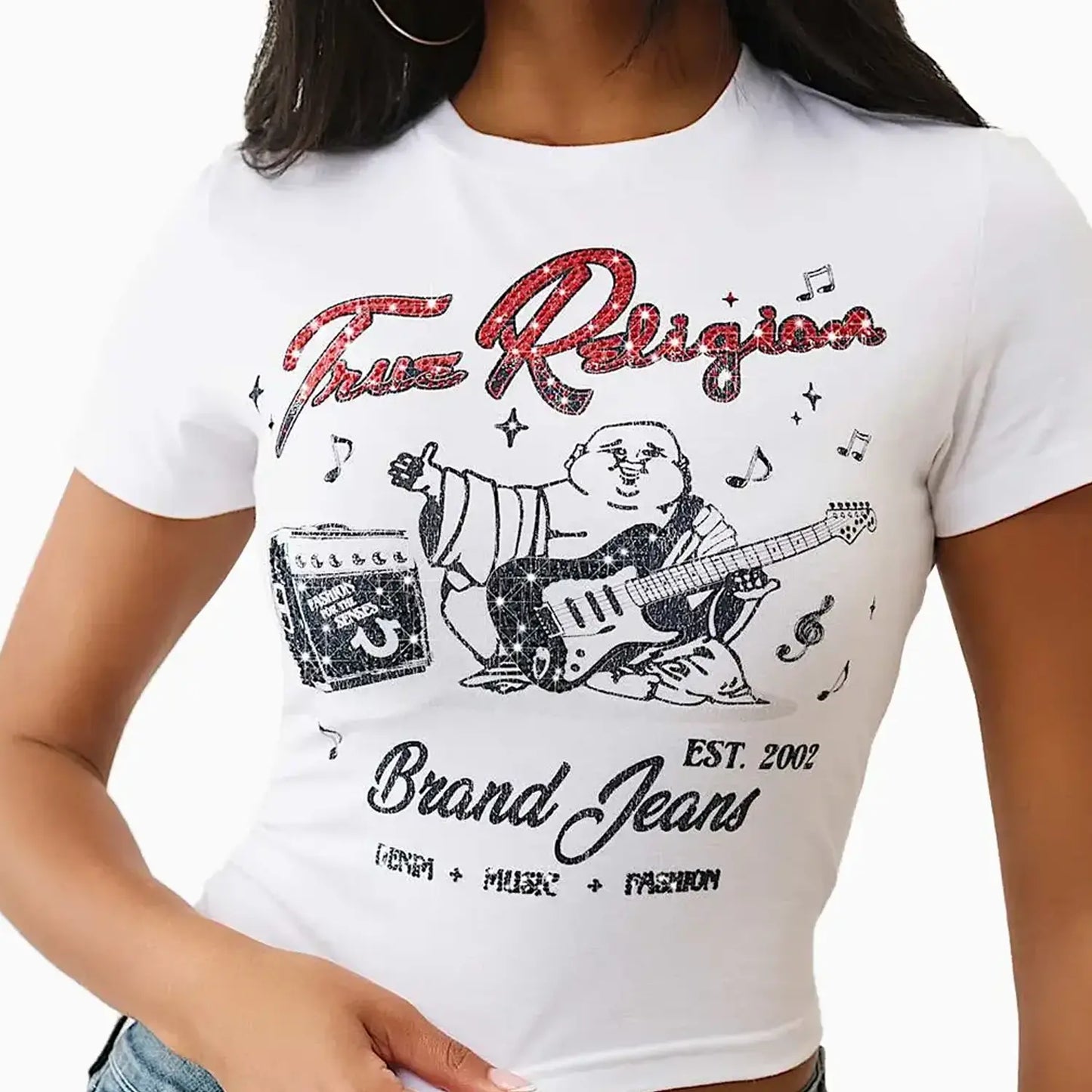 Women's Crystal Buddha Baby T-Shirt