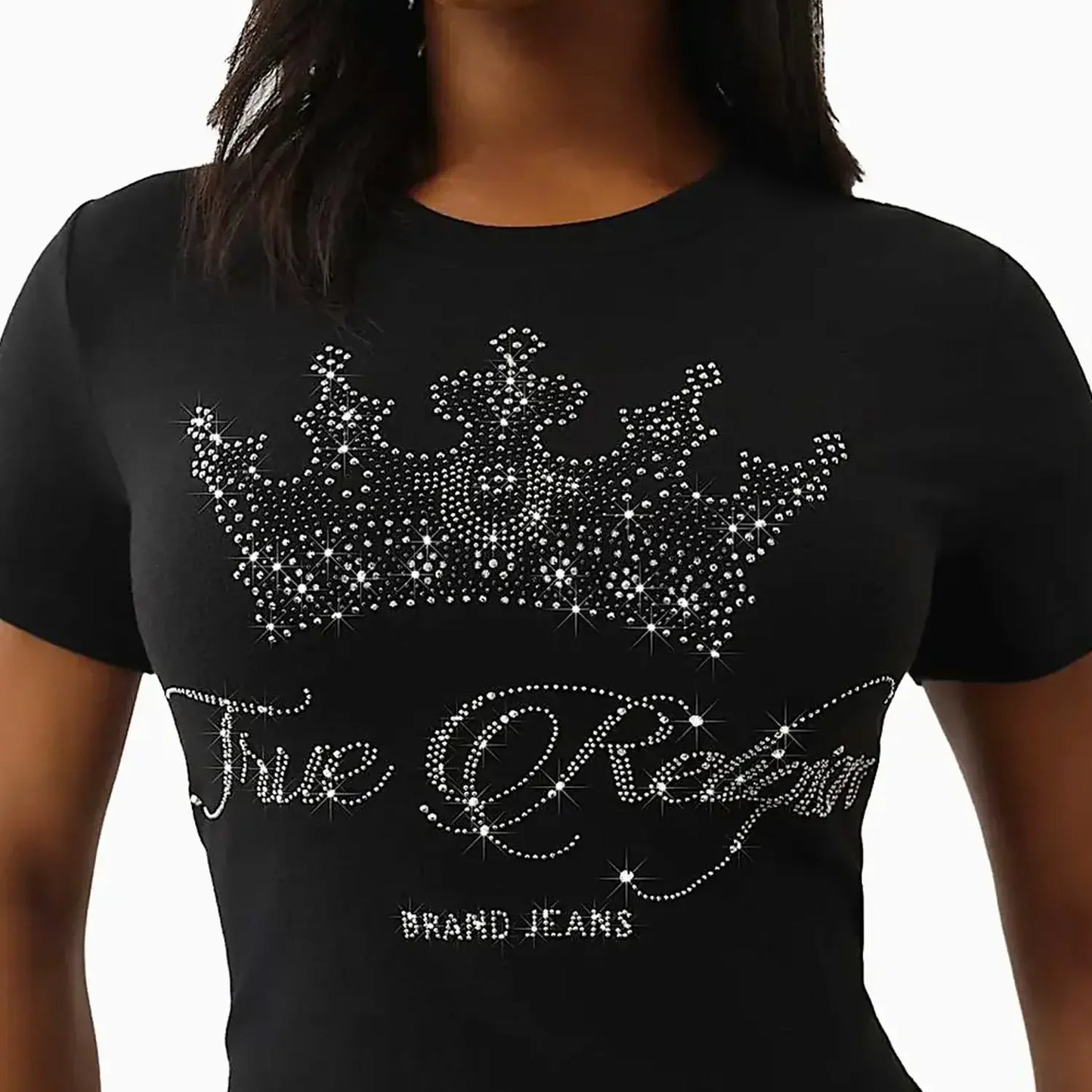Women's Crystal Crown Logo Baby T-Shirt