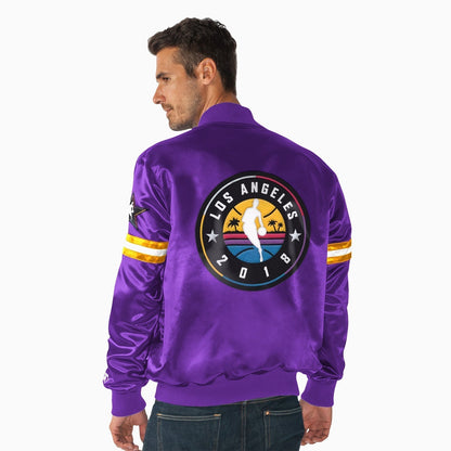 Men's NBA All Star Varsity Satin Jacket
