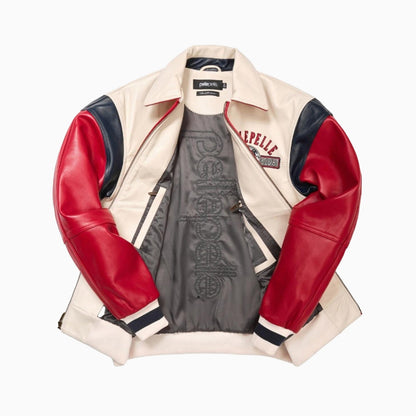 Men's World Famous Soda Club Plush Leather Jacket