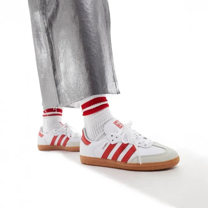 Women's Originals Samba OG "White Solar Red Gum"