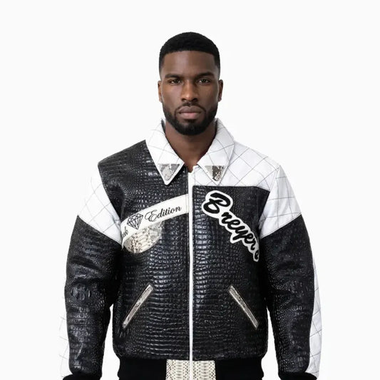 Breyer's Limited Edition Leather Jacket With Python Skin