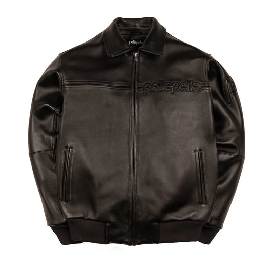 Men's Corded Pelle Leather Jacket