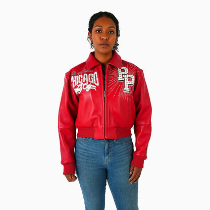 Pelle-Pelle X TB Women's Windy City Leather Jacket