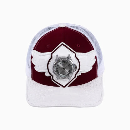 Breyer's Buck 50 Wool Trucker Hat With Leather Visor