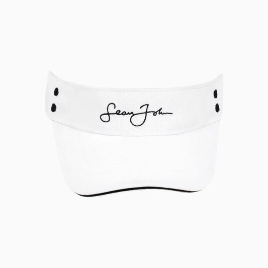 Signature Embroidered Design Adjustable Sports Visor