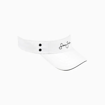 Signature Embroidered Design Adjustable Sports Visor
