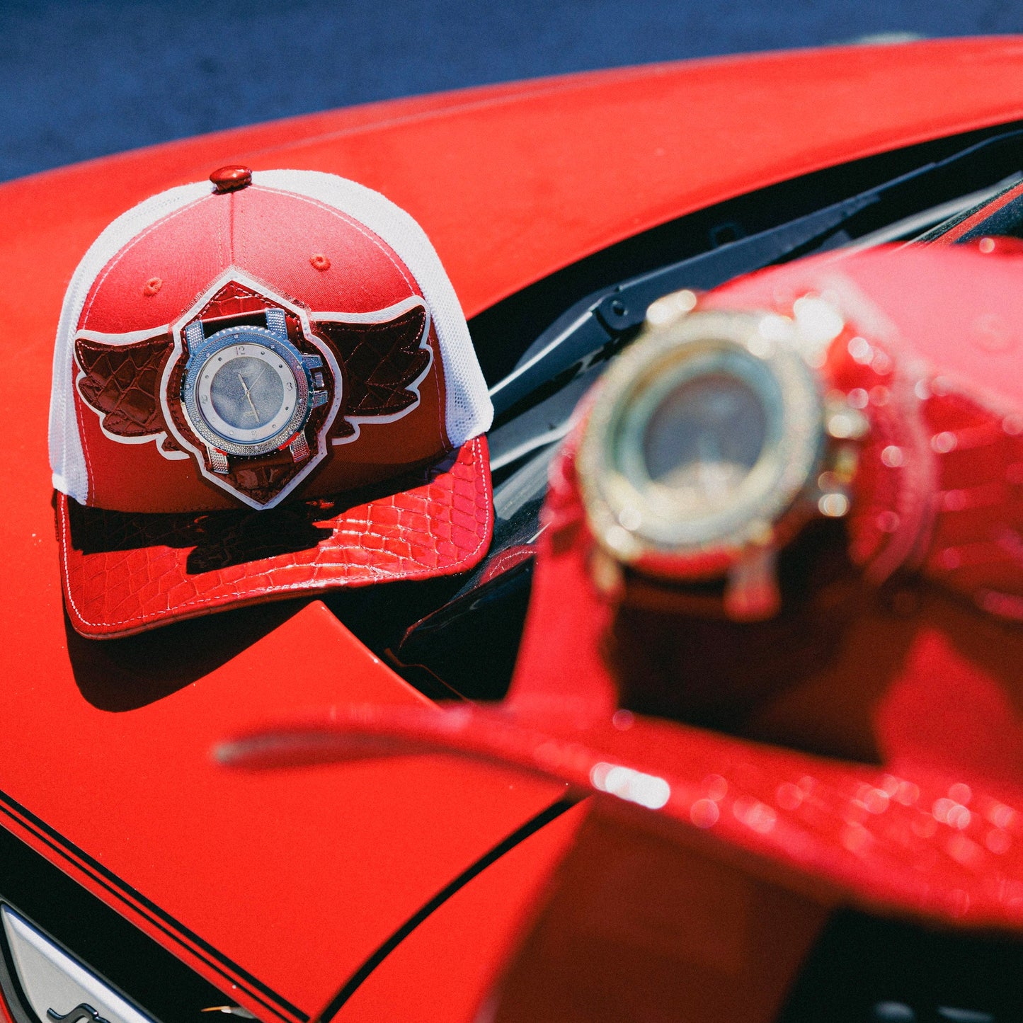 Breyer's Buck 50 Wool Trucker Hat With Leather Visor