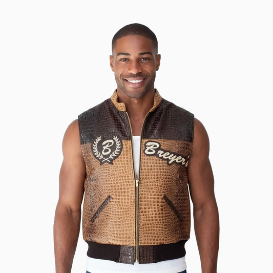 Breyer's Special Edition Leather Puffer Vest