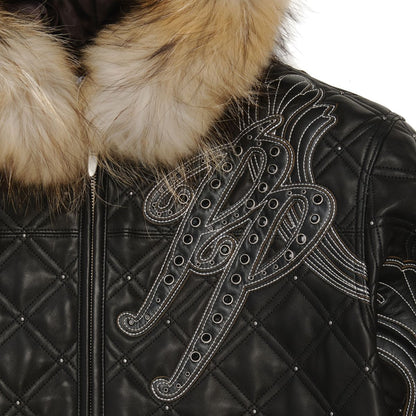 Men's Royale Hooded Leather Jacket