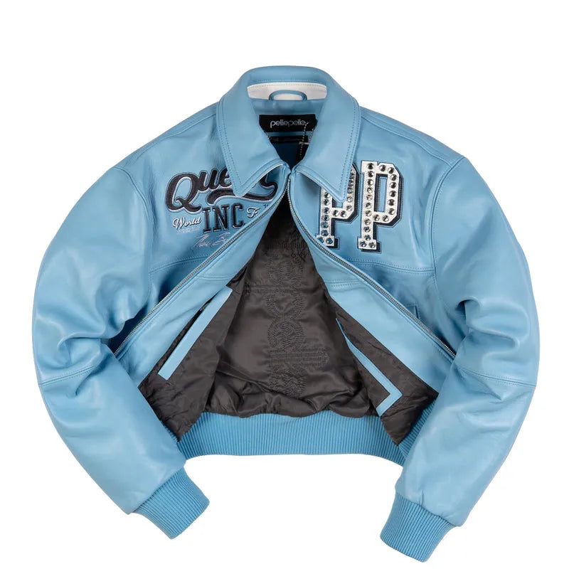 Women's Pelle Queen Crop Leather Jacket