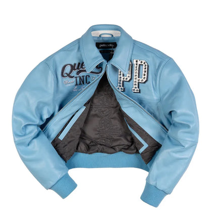 Women's Pelle Queen Crop Leather Jacket