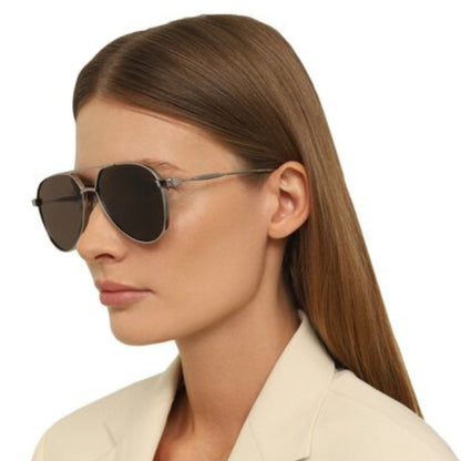 Alexander Mcqueen Ruthenium Grey Sunglasses