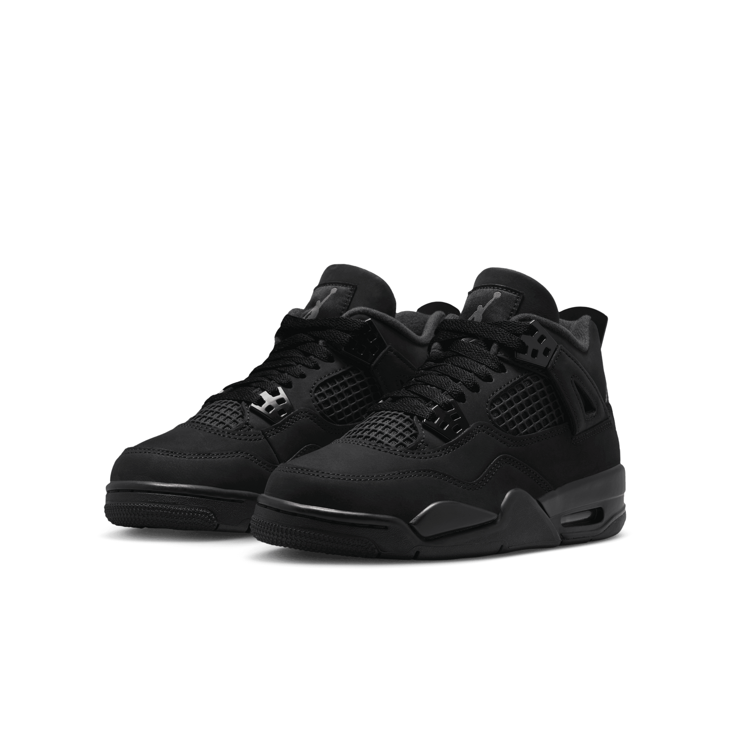 Kid's Air Jordan 4 Retro "Black Cat" Grade School