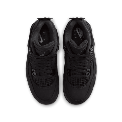 Kid's Air Jordan 4 Retro "Black Cat" Grade School