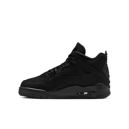 Kid's Air Jordan 4 Retro "Black Cat" Grade School