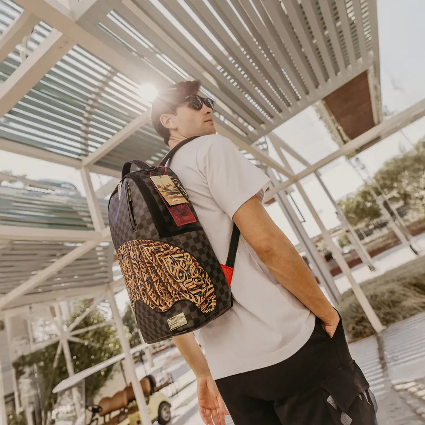 Diaa Allam Sharks In Paris Black DLXSV Backpack