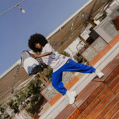 Diaa Allam Blue Dlxsv Backpack