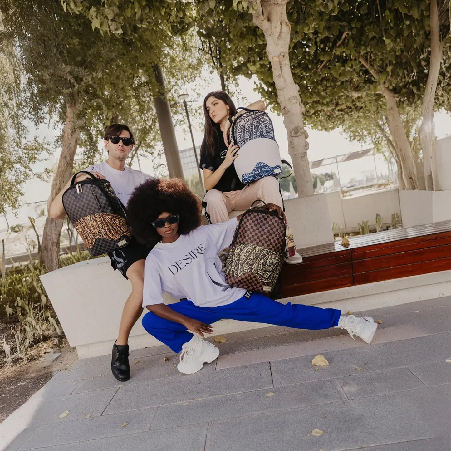 Diaa Allam Sharks In Paris Black DLXSV Backpack