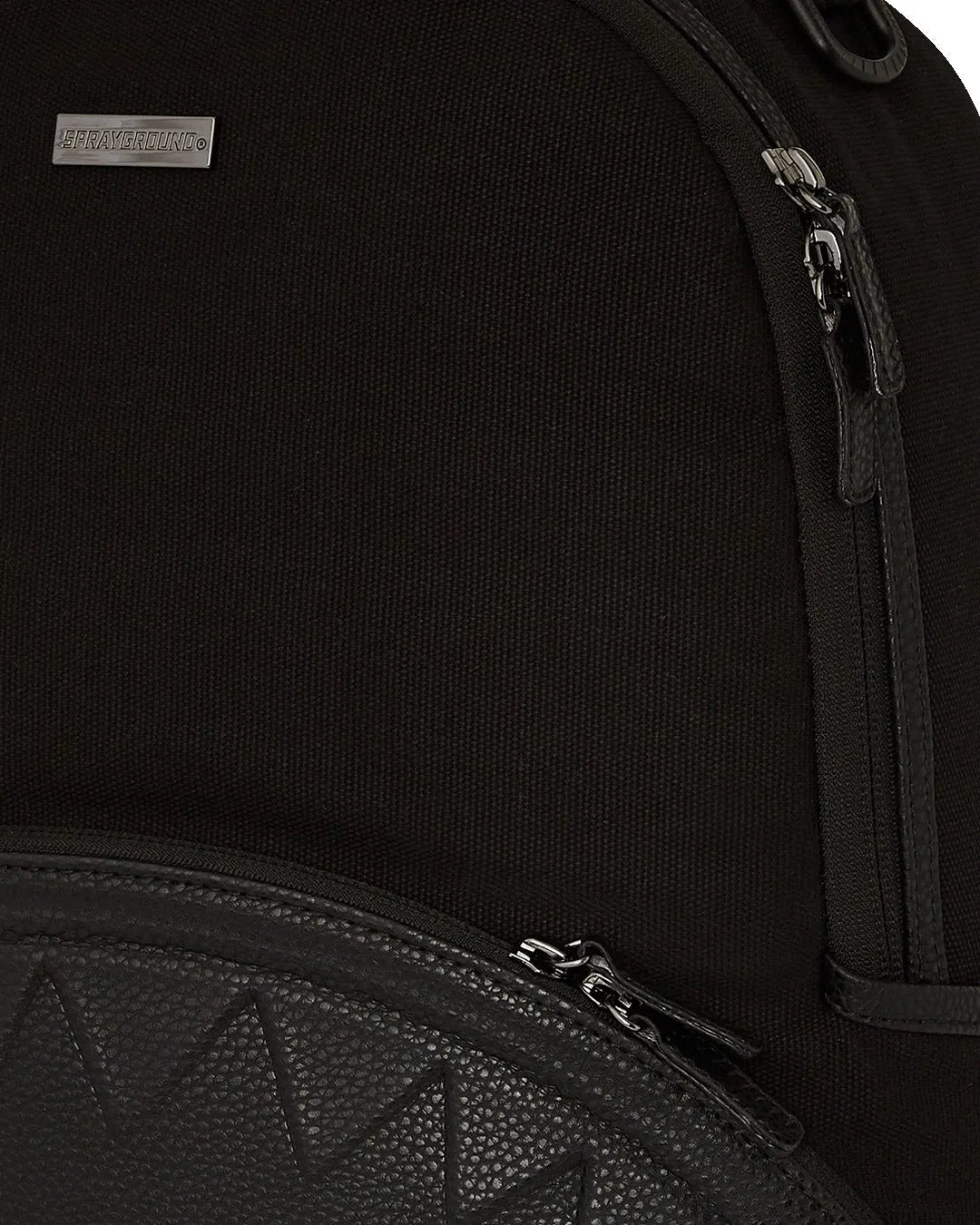 Shark Pocket Canvas Backpack