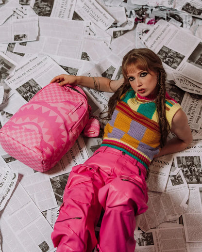 Pink 3Am Turnt Dlxsv Backpack