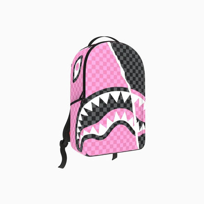 Pink And Black Tear Sip Backpack